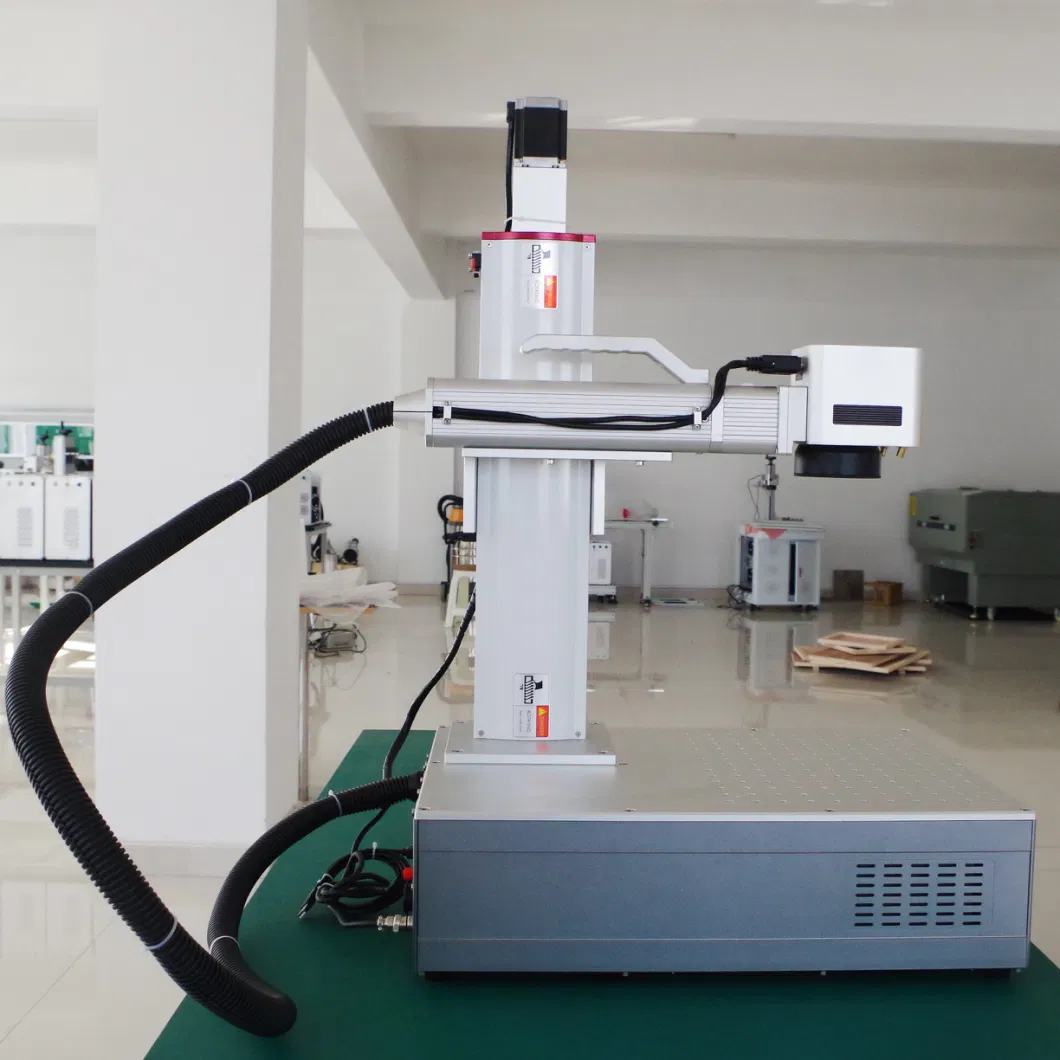 Raycus Rfl50W Fiber Laser Marking Machine with Motorized System