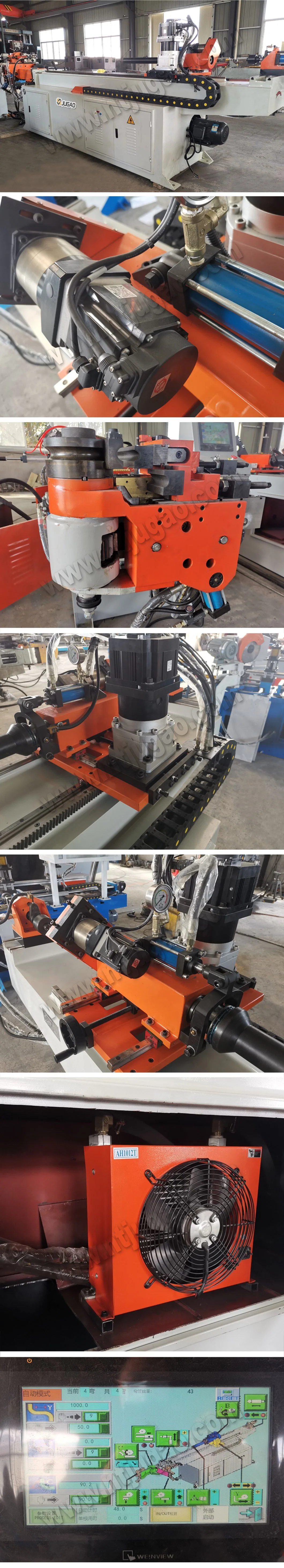 Automatic CNC 3 Axis Steel Pipe Tube Bending Machine Pipe Tube Roller Bender