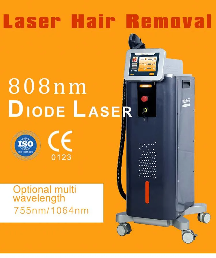 Top-Ranking Beauty Machine 3 Wavelength Diode Laser Hair Removal Machine