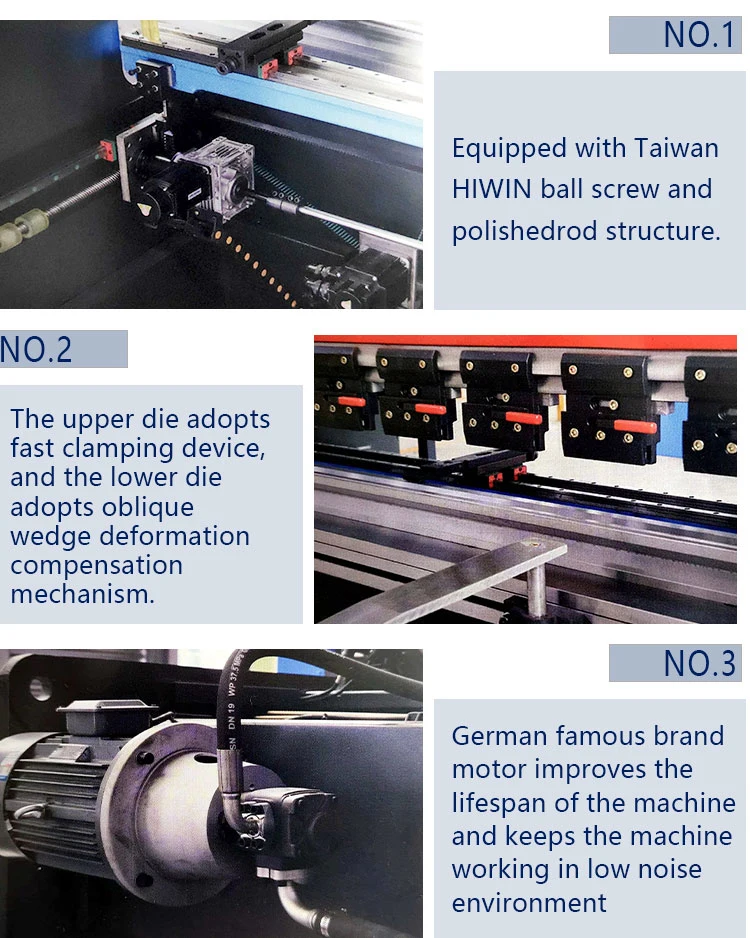 Hydraulic CNC Bending Machine Wc67y 63t Manual Sheet Metal Bender Price