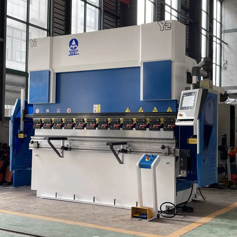 We67K-170t/3200 CNC Press Brake/Hydraulic Bending Machine/Plate Bending Machine with Delem Da53t System