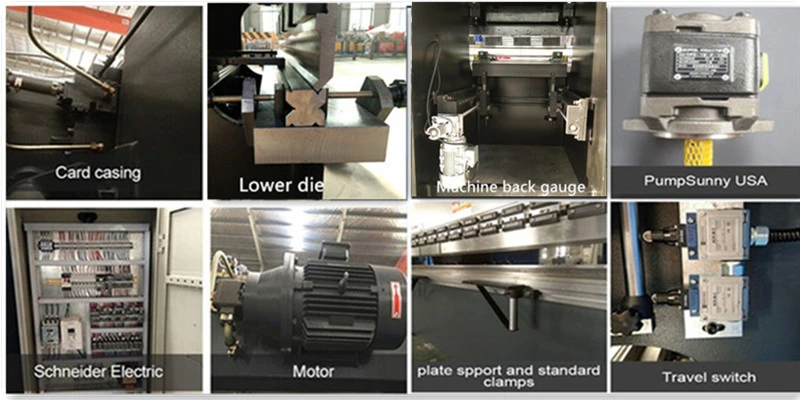 Small Type Bending Machine Hydraulic Automatic CNC Press Brake with Tp10s System