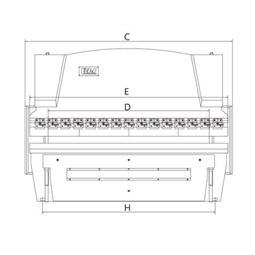 Hydraulic Metal Plate Bender Automatic / Auto CNC Bending Sheet / Steel Press Brake Machine