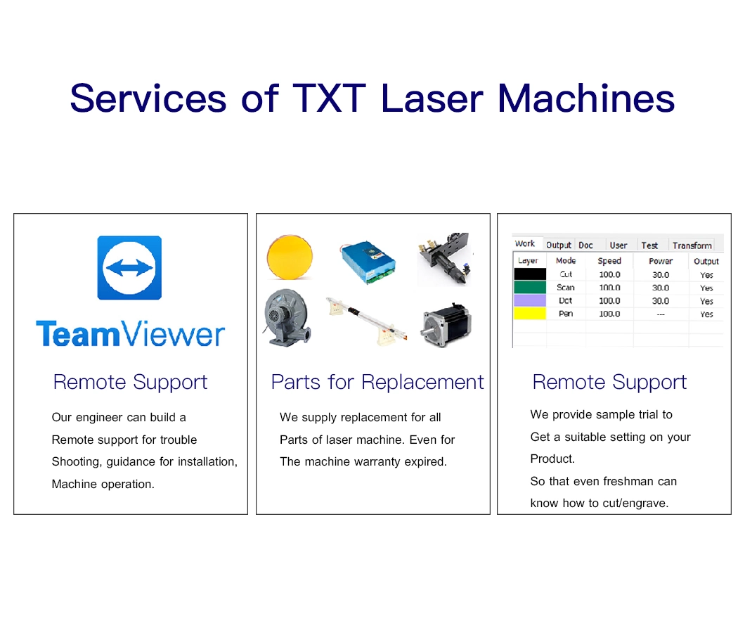 Laser Engraver TXT-6040 4060 40W CO2 CNC 40W 50W 60W 80W 100W Laser Cutter Non-Metal Laser Cutting Engraving Machine