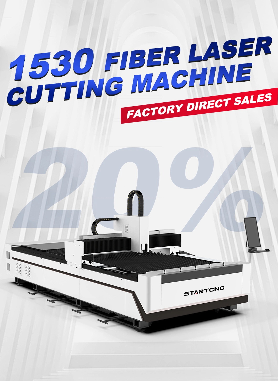 High Precision 1500W CNC Fiber Laser Cutting Machine