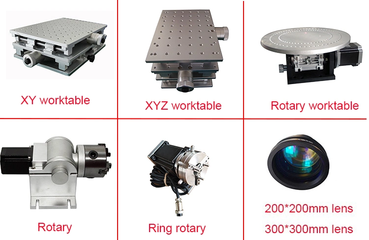 CNC Fiber Laser 20W 30W 50W Laser Marking Machine for Metal