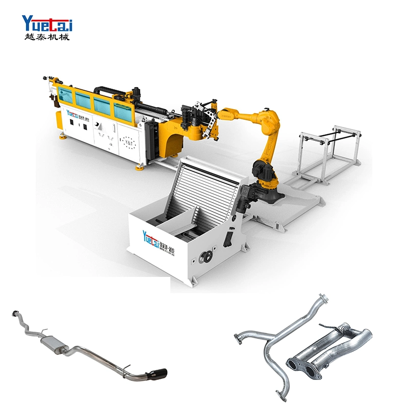 CNC Automated Servo Electric Muffler Exhaust Carbon Stainless Steel Pipe Tube Bending Machine