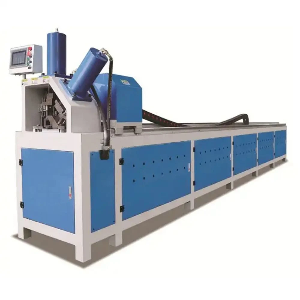 Stainless Steel Anti Theft Net Punching Machine Steel Pipe Arcing Equipment Angle Iron Square Tube Punching Machine