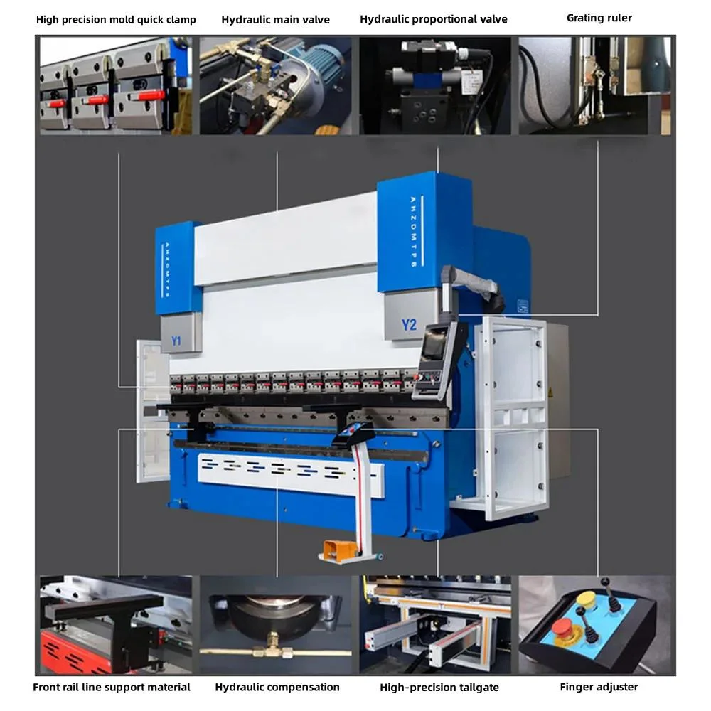 CNC Press Brake Bending Machine 110 Ton 2500mm Horizontal Press Brake for Automobiles Bending Machine