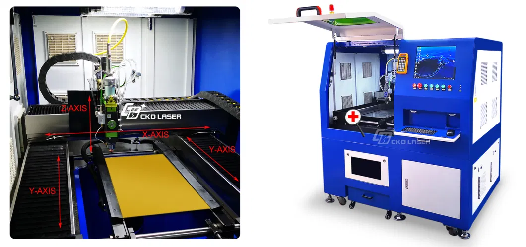 Small Size CNC Precision Fiber Laser Cutter for Cutting Stainless Steel Metal Copper Brass