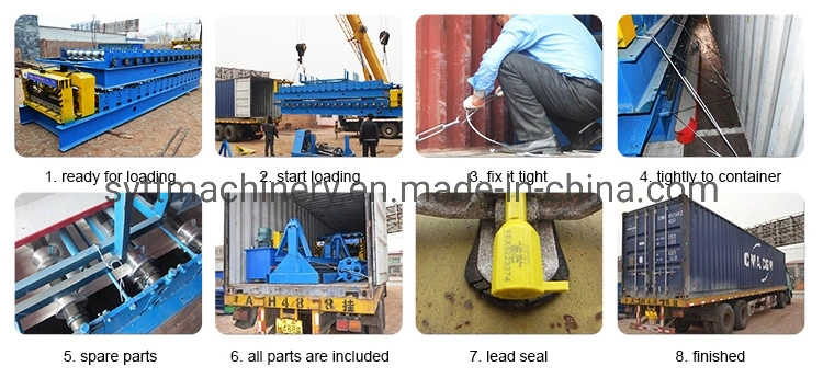 Galvanized Floor Deck Tile Pressing Machine Roof Panel Cold Bending Forming Equipment