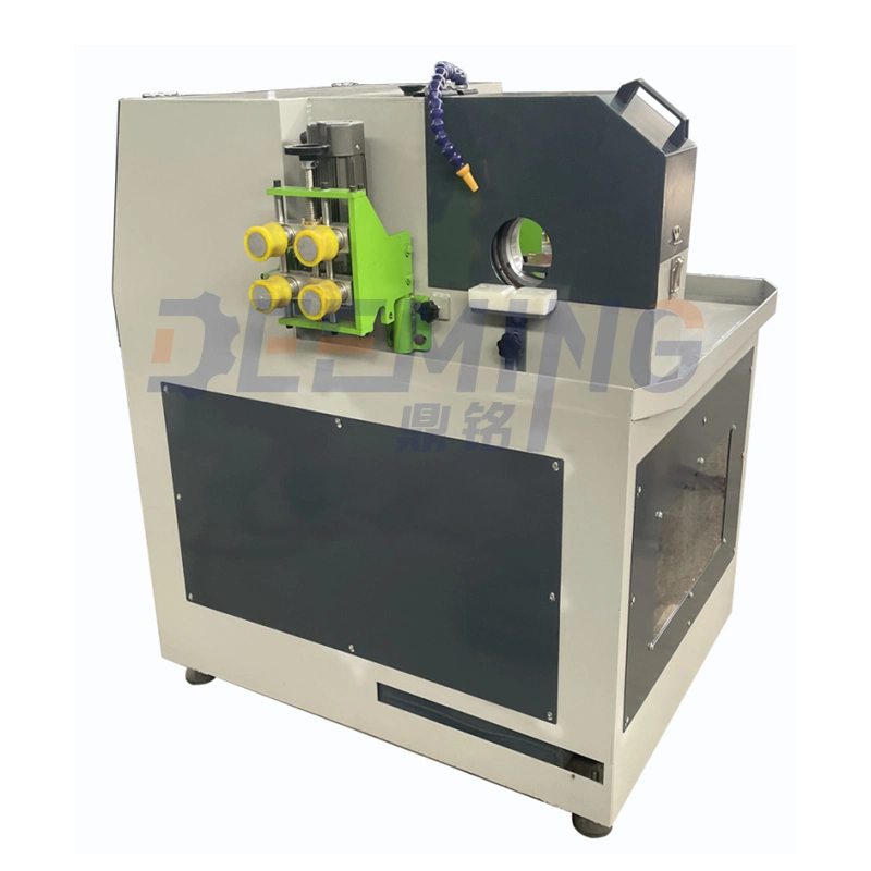 Metal bend pipe surface sanding polishing grinding machine