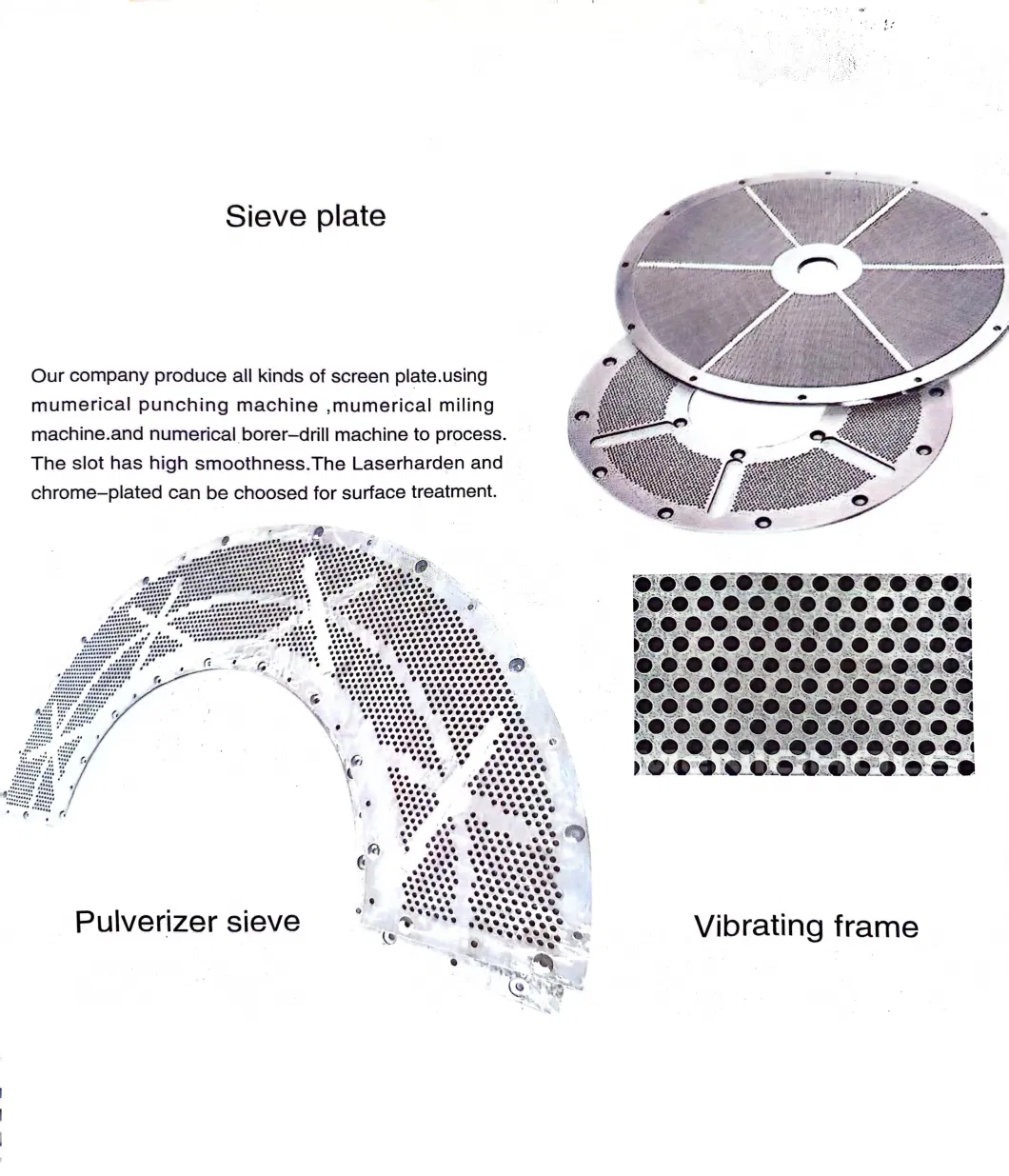 Stainless Steel Pressure Screen/Sieve Bend/ Curved Screen /Dsm Screen/ Filter Cap/Nozzles/Centrifuge Baskets/Paper Making Machine