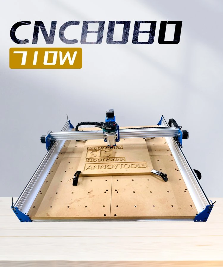 CNC8080 Wood Router with Free Software for Various Materials Cutter