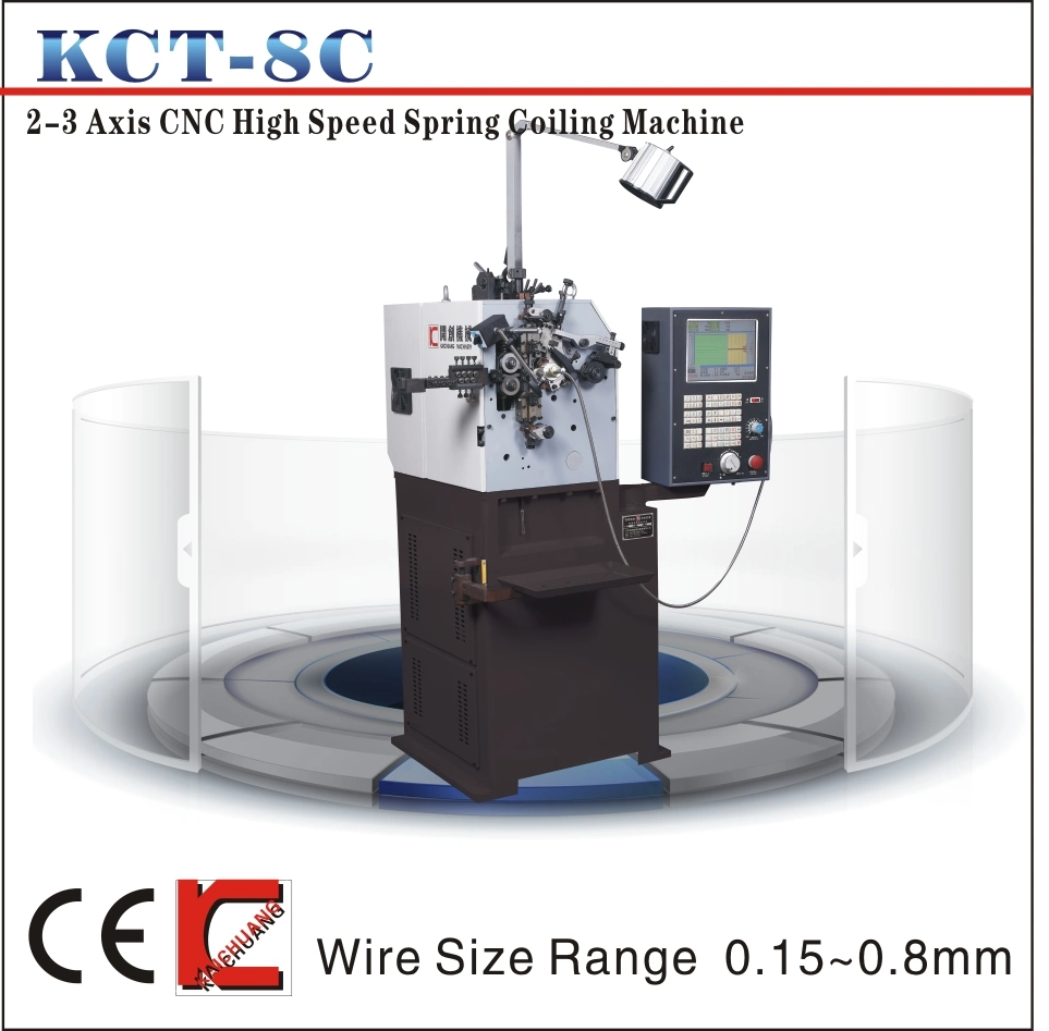 CNC Spring Coiling Machine with stainless steel small wire bending forming spring machinery for double torsion &amp; brake spring