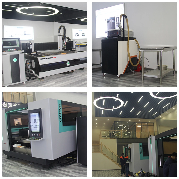 CNC Metal Tube Plate Fiber Laser Cutting Machine Easy Operation High Work Efficiency Exchange Table Raycus Max