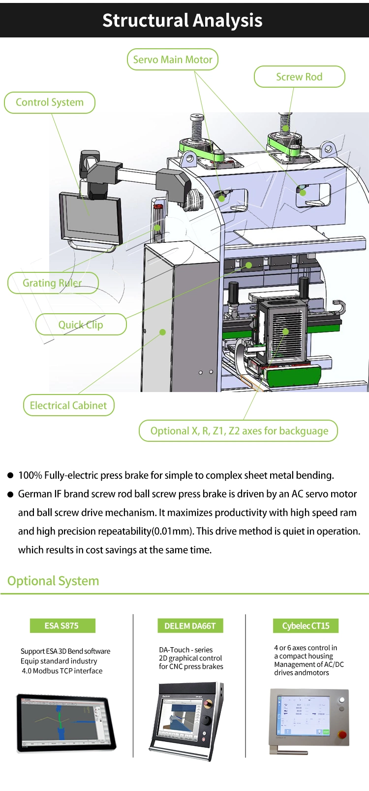 Full Electric Servo Intelligent Plate Folding Machine Panel Bender for Sheet Metal