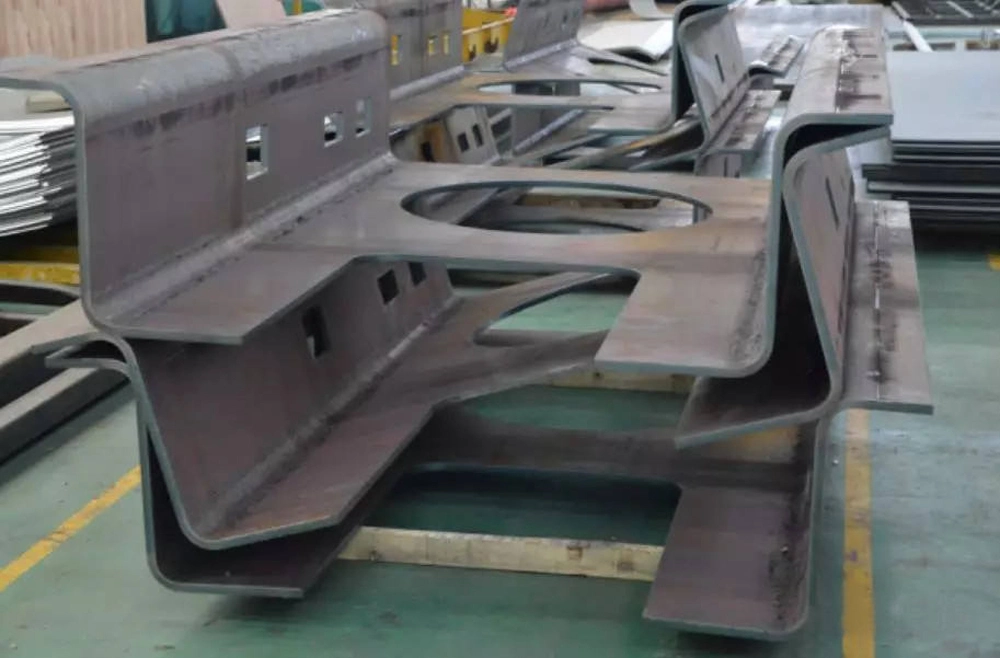 Carbon Steel Thick Plate Bending Large Base Fabrication for Papermaking Centrifugal Screen