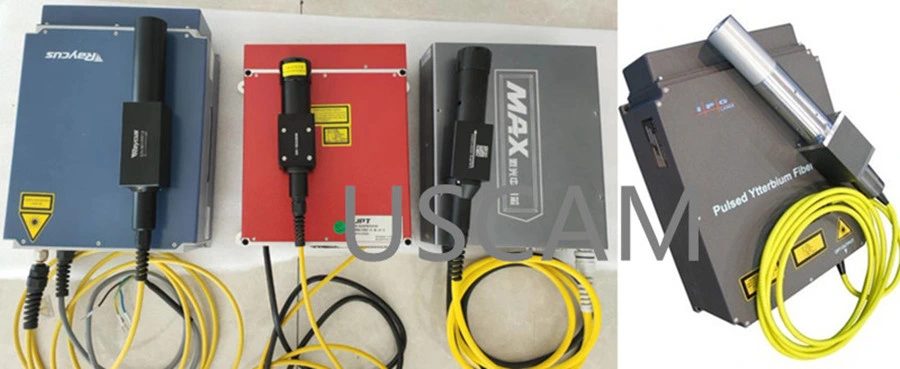 20W 30W 50W 100W 200X200mm CNC Optical Fiber Laser Marking on Automotive Plastic Part ABS