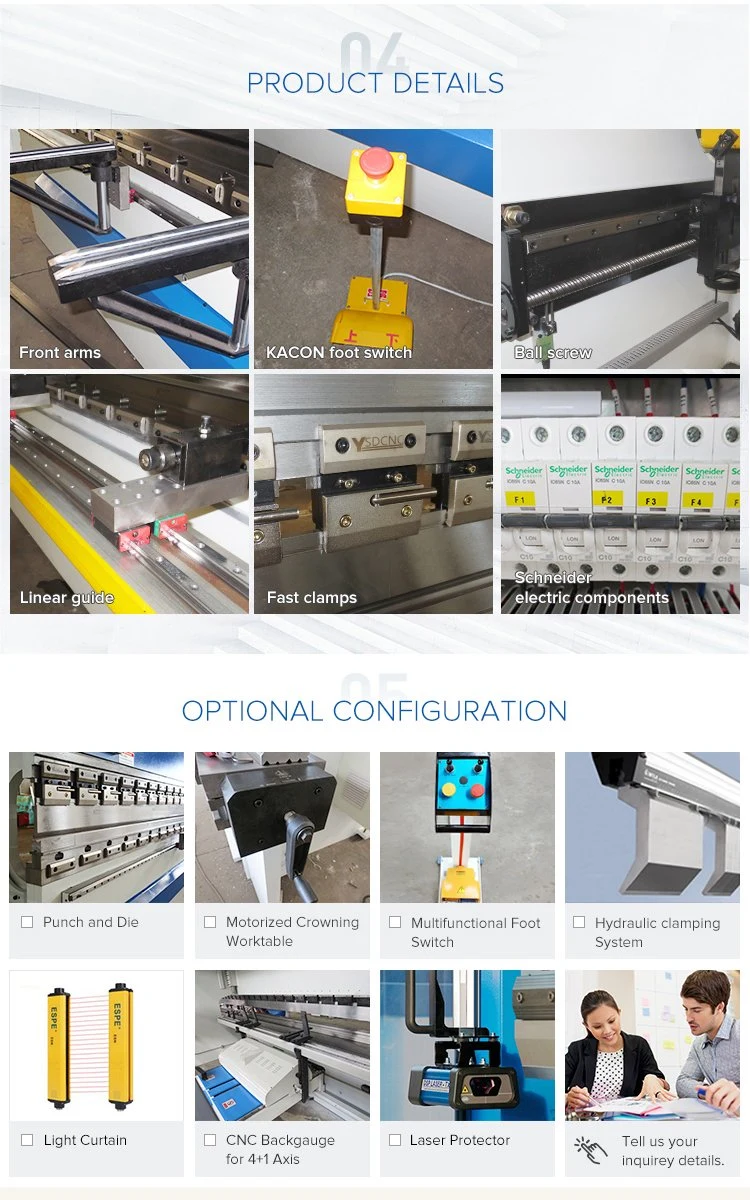 Electrohydraulic Sevro CNC American Style Press Brake Tooling