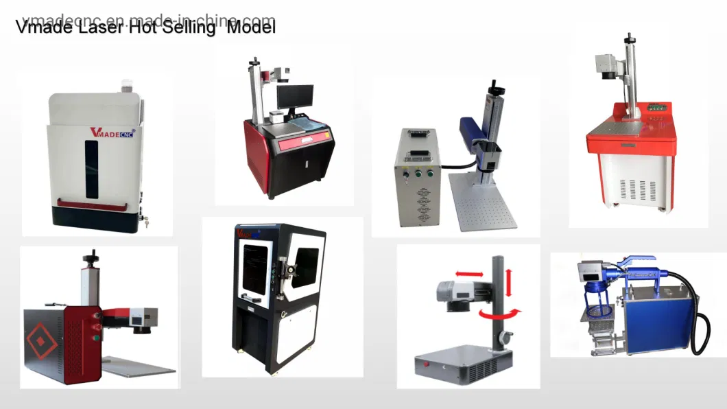 CNC Fiber Laser 20W 30W 50W Laser Marking Machine for Metal