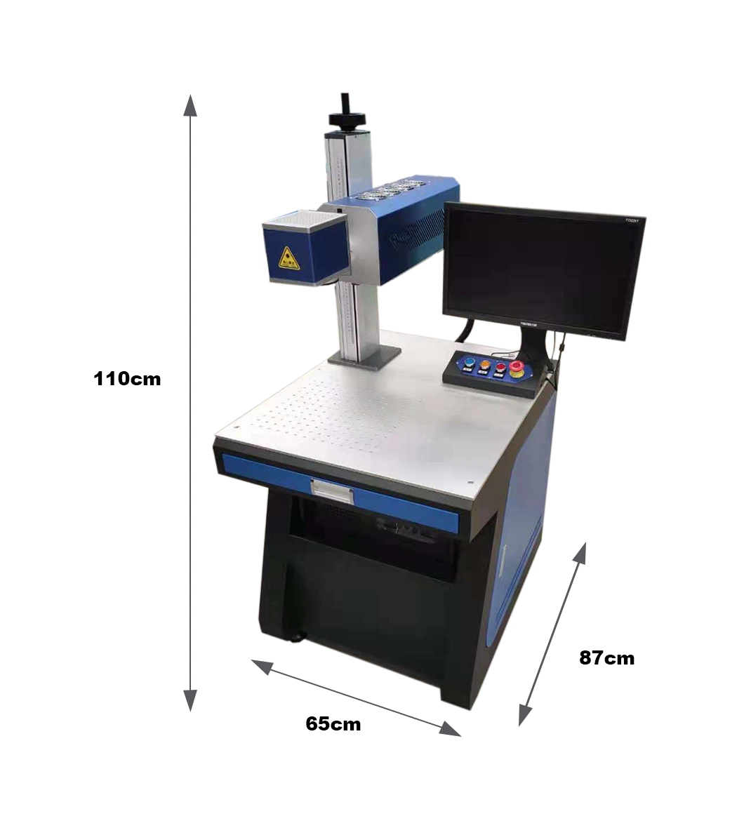 2D Desktop 10.6um 30W Laser Power Chinese CO2 Metal RF Tube for Unmetal Material Laser Marking Machine CNC Machine Engraving Machine