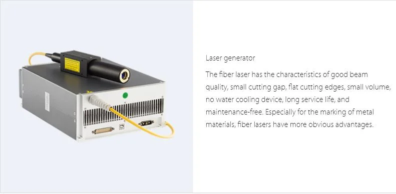 Portable Fiber CNC Laser Marker 20W 30W 50W Fiber Laser Marking Machine Price 50 Watt Fiber Laser for Engraving Metal Marking