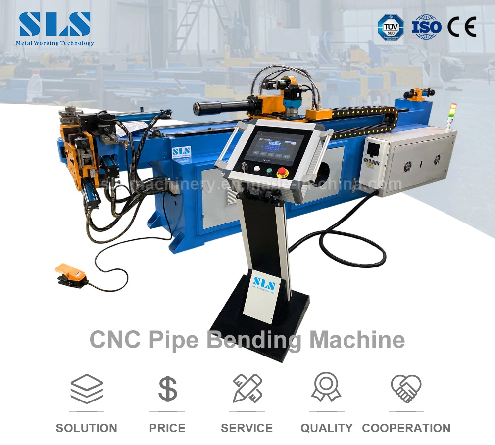 Copper, Iron, Aluminum, Stainless Steel Metal Pipe Curved Folding, Furniture Chair Frame Automatic Bender, Hydraulic Electric CNC Mandrel Tube Bending Machine