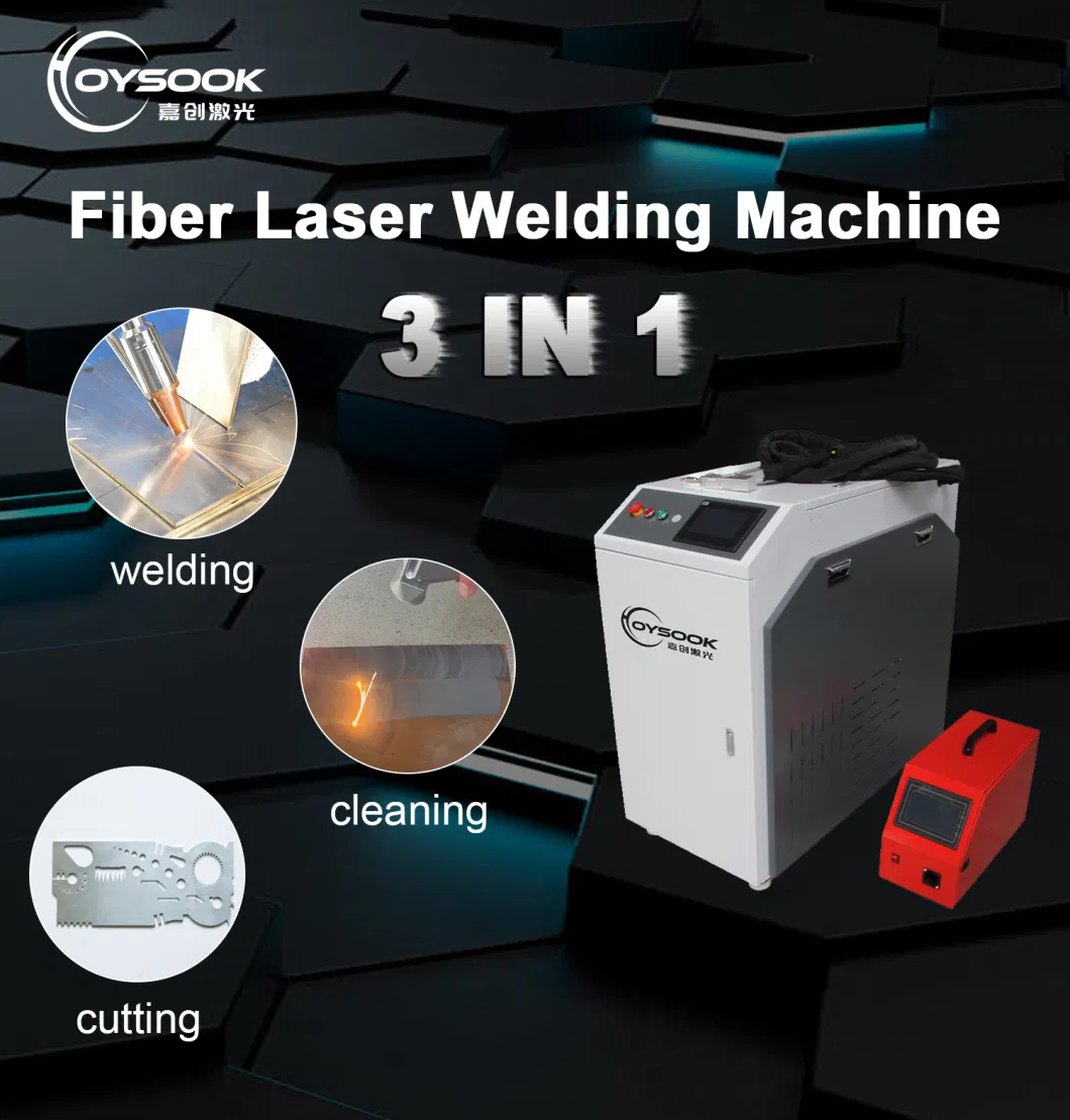 3 in 1 CNC Laser Welding Machines with Welding Cleaning and Cutting
