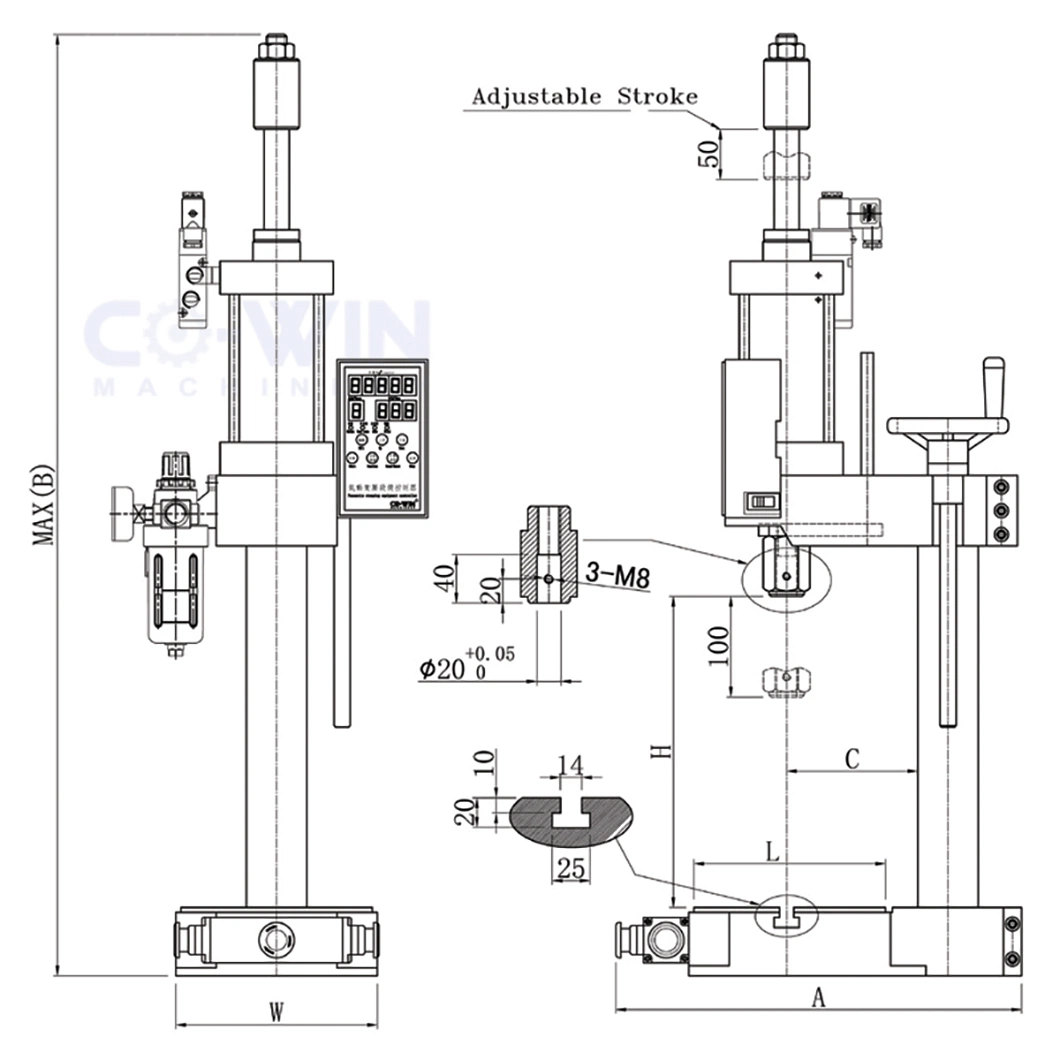 High Quality Small Power Press Pneumatic Hole Eyelet Sheet Metal Needle Rotary CNC Punching Machine for Sale