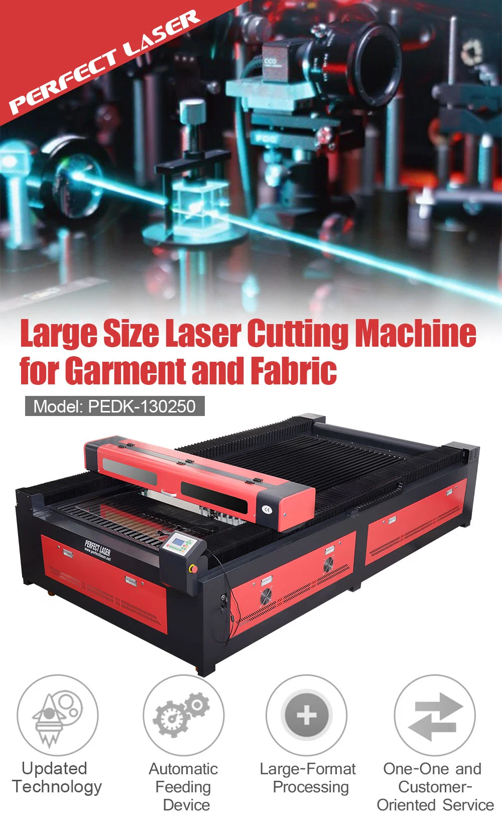 Perfect Laser 80W 100W 130W 150W 180W CNC Acrylic Wood MDF Plywood Fabric Leather Jeans Denim CO2 Engraving Cutting Laser Engraver Router Machines Price