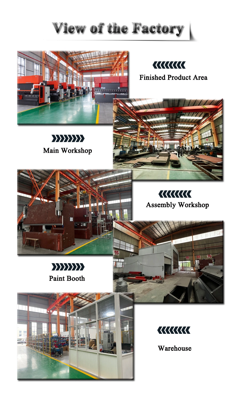 CNC Press Brake Automatic Sheet Metal Hydraulic Bending Machine 300t6000mm
