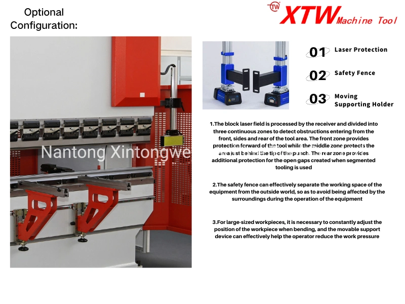 400ton CNC Press Brake-Tp10s Controller, Auto Crowning Worktable, Servo Backgauge