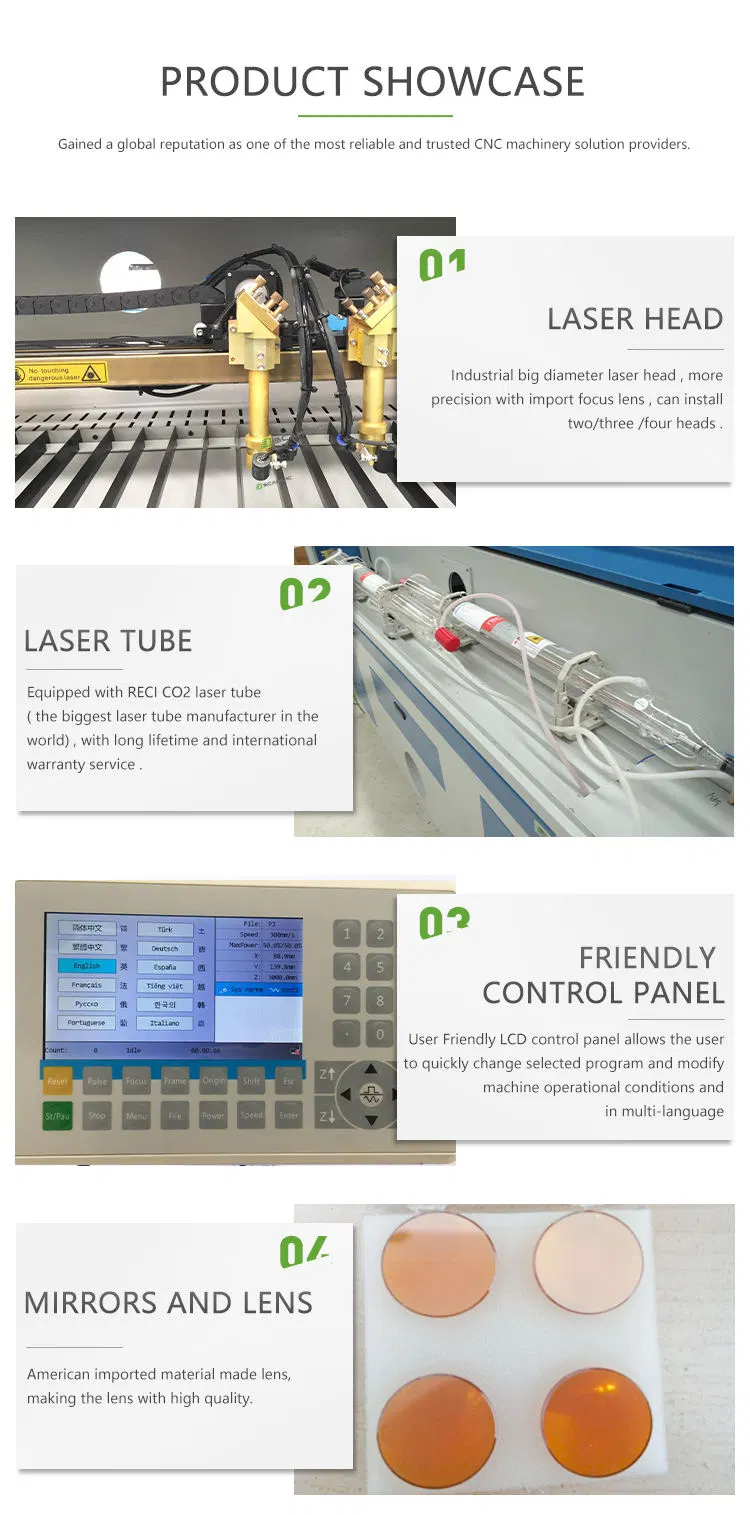 1325 CO2 CNC Laser Cutter and Engraver Price for Acrylic, MDF Laser Cutting and Engraving Machines with CE FDA