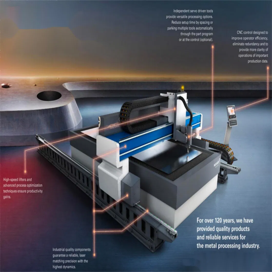 Cost Efficient Steel Tube and Plate Pipe CNC Fiber Laser Cutting