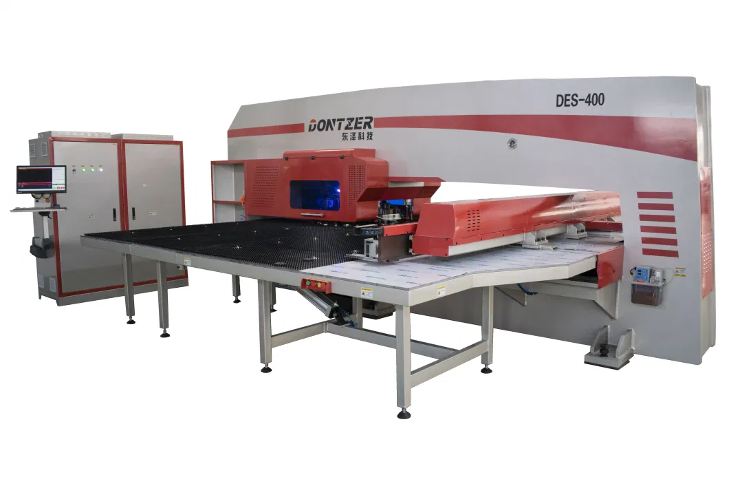 59*98 Inches Fast Speed SPCC Hot Rolled Steel Plate Panel Drilling Machine Tool, CNC Servo Turret Press Punch Punching