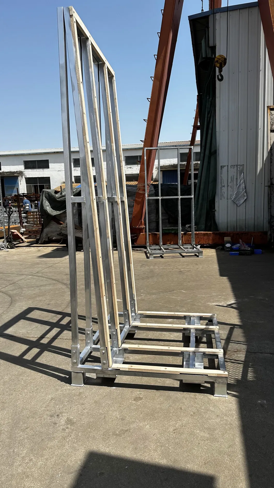 Frame Glass Stone Transport Storage Trolleys Racks