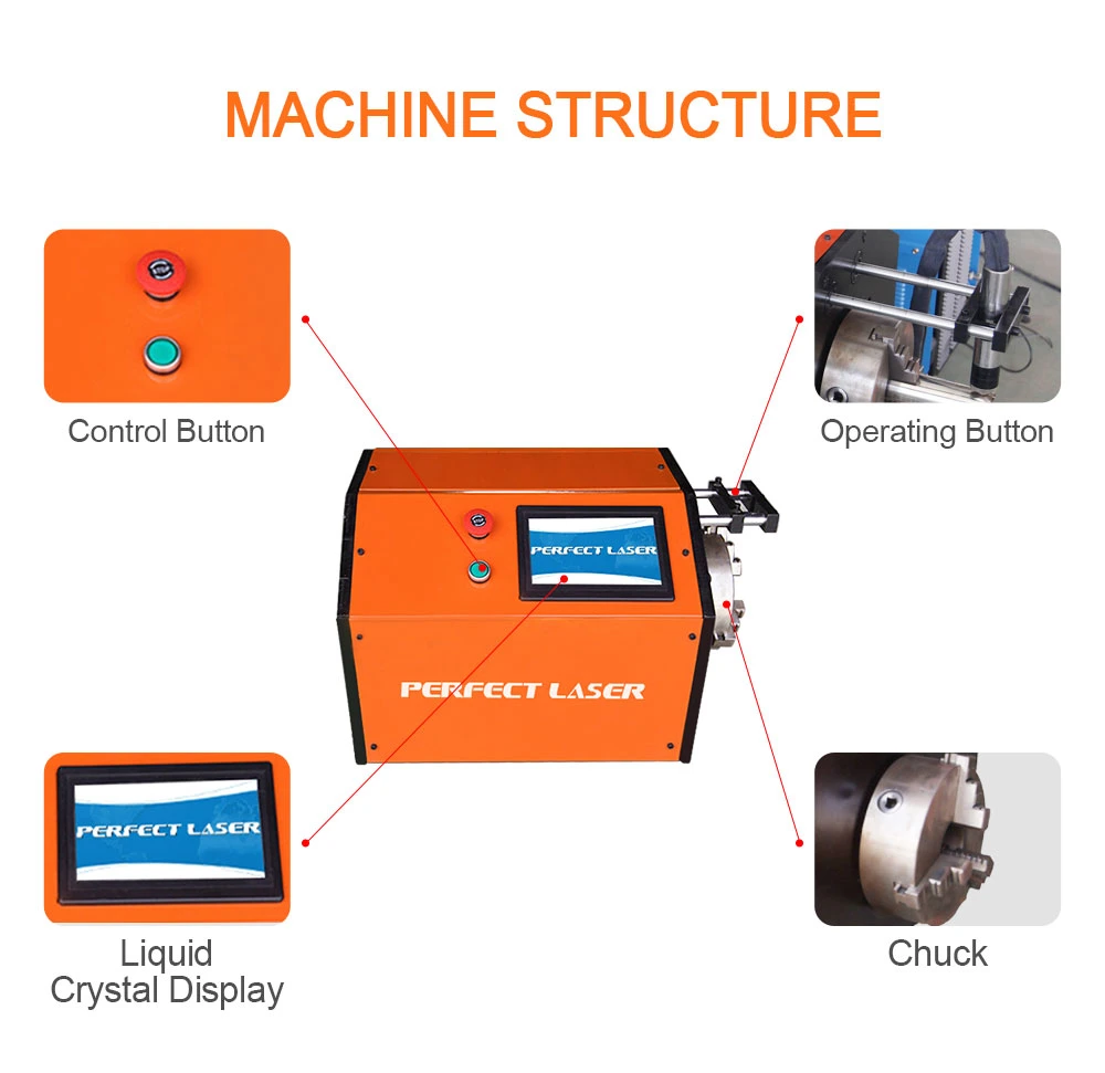 Perferct Laser 10mm CNC Industrial Small Carbon/Stainless Steel /Galvanized /Iron Pipe Metal Plasma Metal Cutting Cutter Machine