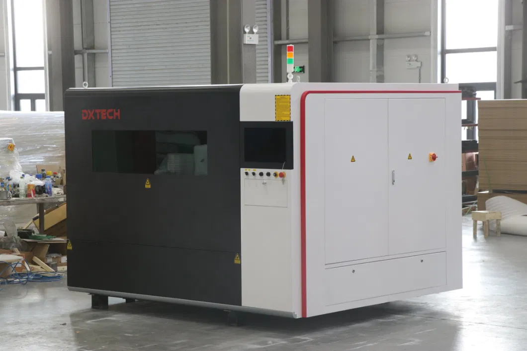 Dxtech 1000W 2kw 3kw Small Machine Size CNC Stainless Steel Iron Aluminum Sheet Metal High Precision Laser Cutting Machine