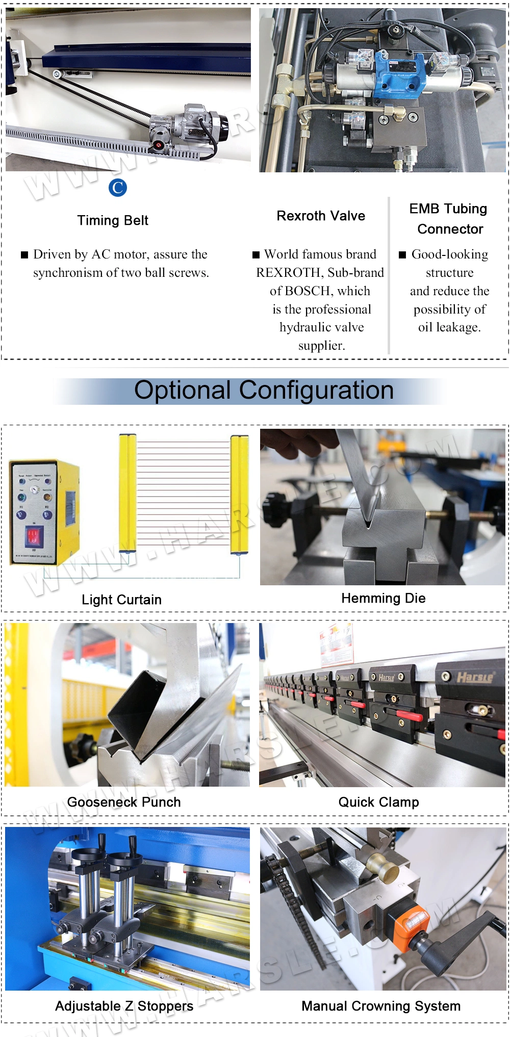 High Quality 3 Axis Hydraulic Press Brake Plate Bending Bender Machine