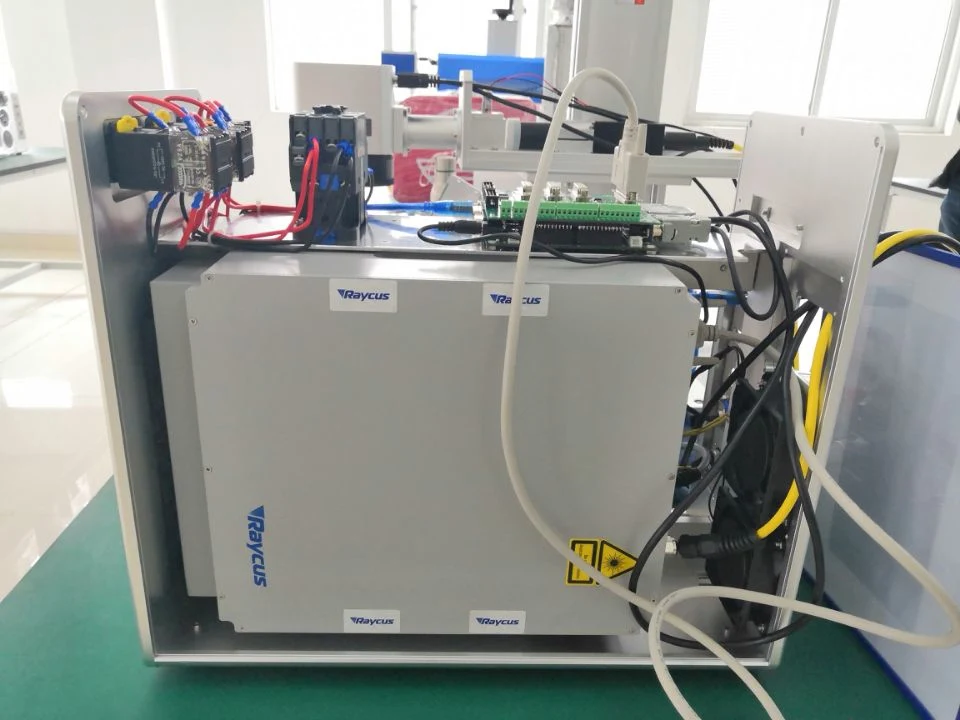 Raycus Rfl50W Fiber Laser Marking Machine with Motorized System
