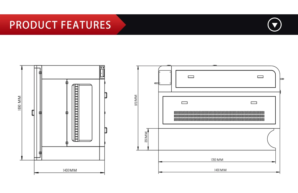 CNC CO2 Laser Engraver 80W 100W 130W 150W 1390 with Ruida 6442s Electrical up and Down Working Area 1300*900