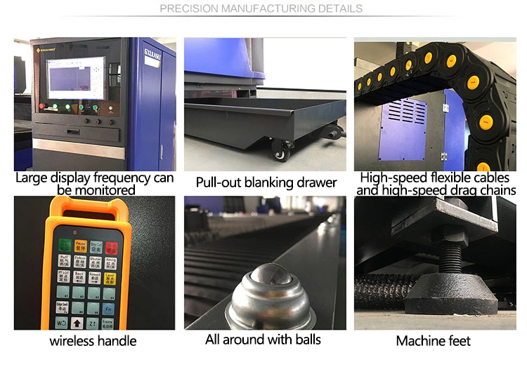 Gxu Servo Drive Control Sheet Tube Cutting Metal Steel CNC Fiber Laser Cutter