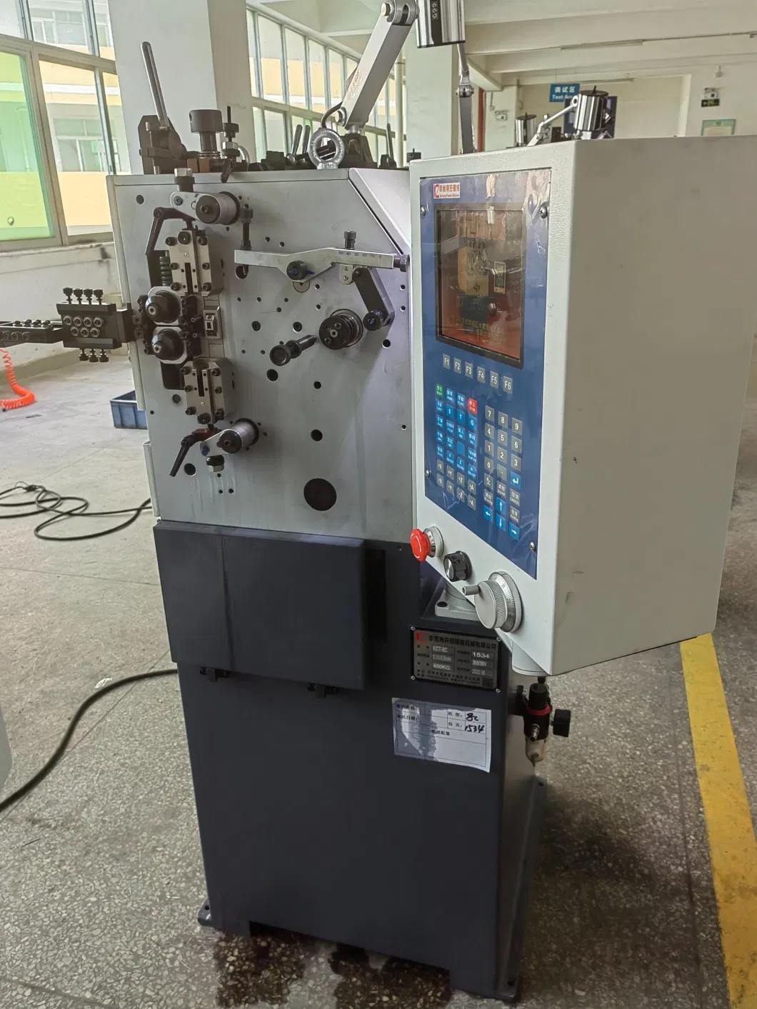 Metal Spring Coiling Machine 0.15-0.8mm with Cam Spring Machine for Hydraulic Bending Machine for 2 Axis Spring Making Machine