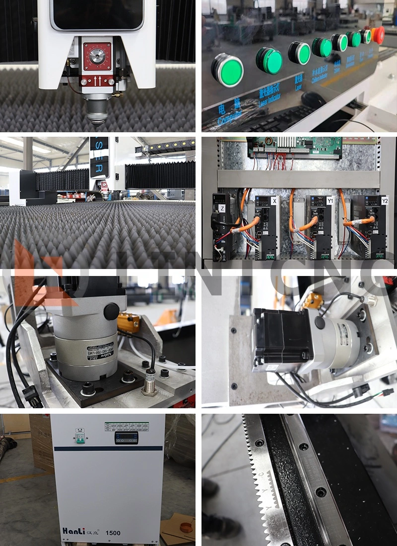 Industrial Laser Equipment Raycus / Ipg Plate and Tube CNC Fiber Laser Cutting Machine with Rotary Device