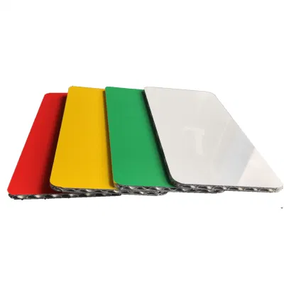  Revestimiento de pared de aluminio de recubrimiento de PVDF Accp/ACM de la fachada de Cartón Ondulado Panel Compuesto de Aluminio
