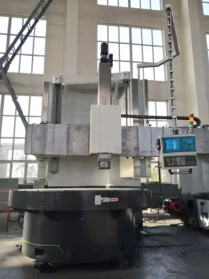 Manual de Calidad más barata de dos ejes de torreta CNC Vertical torno