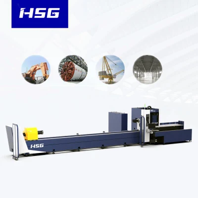  CE aprobada tubo metálico de la cortadora de plasma CNC/de plasma CNC Máquina de corte láser de tubo de acero