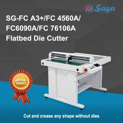  Superficie plana digital duradera Smart Fast Optical para cortar y arruinarse Cortador de troqueles con sensor de muestra de contorno Laser Kiss Cut para cartón