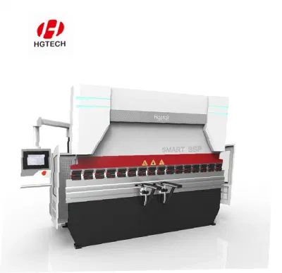  Hgtech CE FDA ISO Alta calidad Fast Speed Metal Sheet Placa de panel CNC máquina de flexión de freno de prensa plegable hidráulica Con un precio competitivo